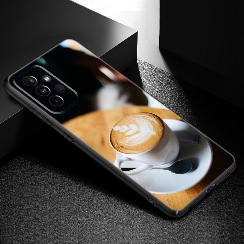 Coffee Wine Cup Phone Case For Samsung Galaxy A21 A30 A50 A52 S A13 A22 A32 A33 A53 A73 5G A11 A12 A31 A51 A70 A71 A72 Cover