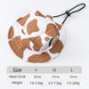 Cute Print Dog Hat for Small Medium Dogs Adjustable Pet Cap Puppy Pug Corgi Dachshund Hats Mascotas Perros Accessories