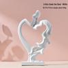 Nordic Light Luxury Couple Statue - Resin Ornament for Living Room or Bedroom Decor
