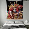 One Piece Wall Tapestry Aesthetic Wall Hanging Printed Fabric Blanket Decorative Tapestries for Bedroom Living Room Home Decor