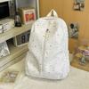 Schoolbag high value star backpack female college student lightweight simple schoolbag Korean ins style high school student casual backpack