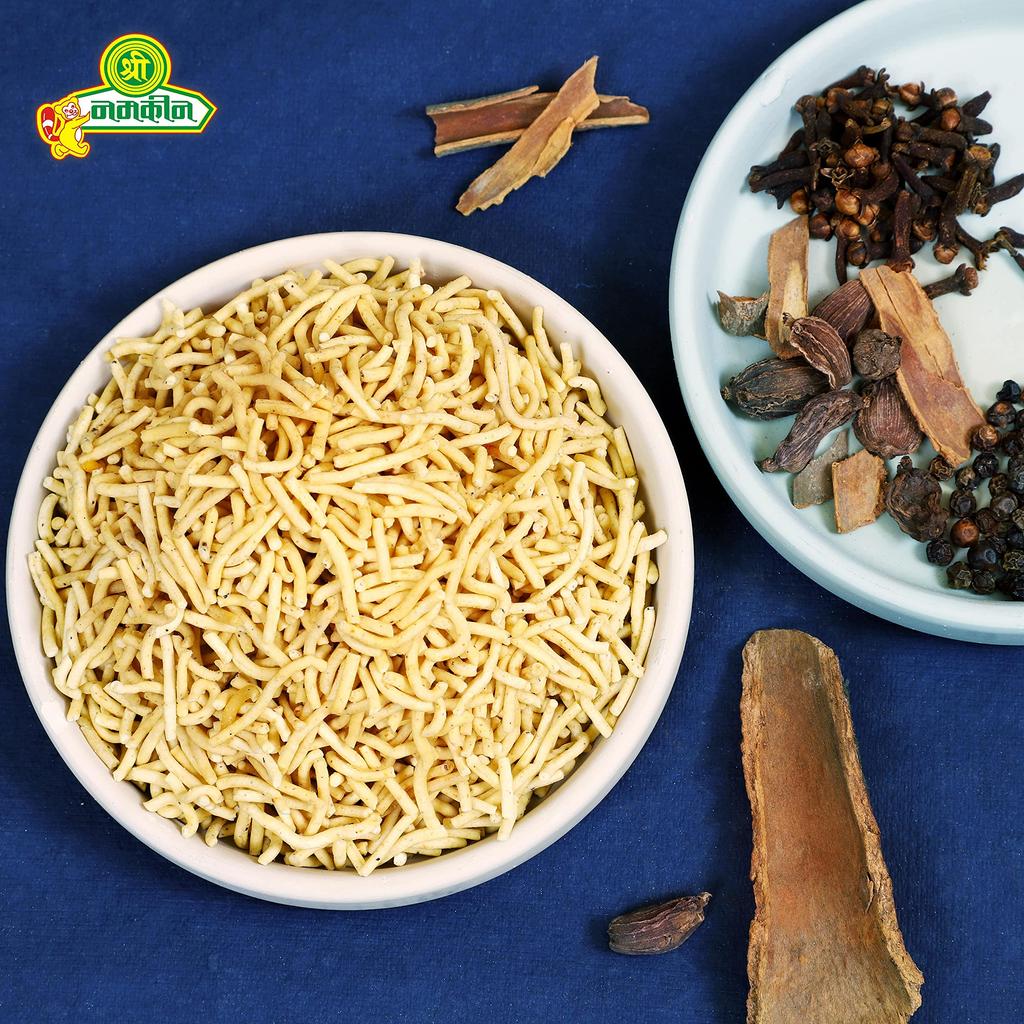 Shree Namkeen | Poha Sev - Croccante e Friabile (Sev di Ujjain) | 400g.