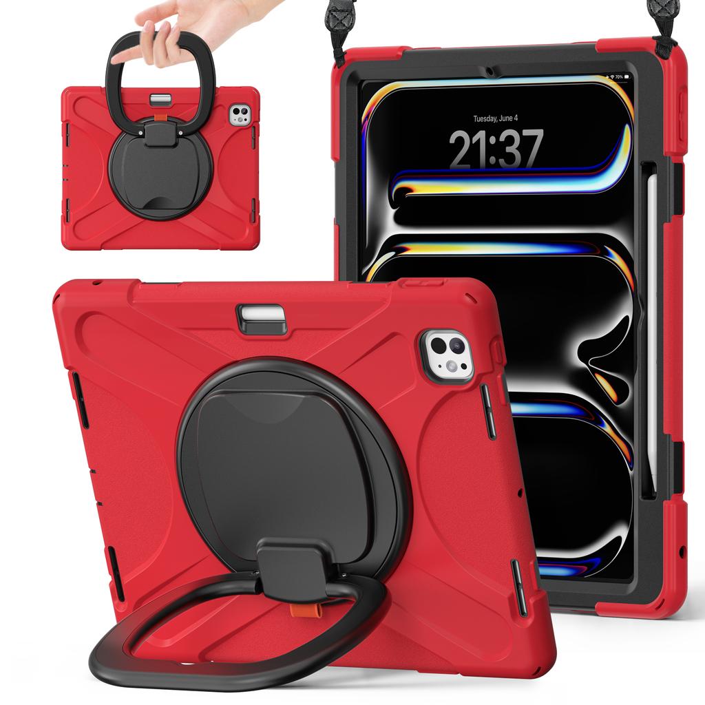 Heavy Duty Armor Case for IPad A19 12th IPad Air 11 13 2026 Pro 11 10th 11th 10.9 Mini 6 7 8.3 Tablet Cover with Hand Shoulder