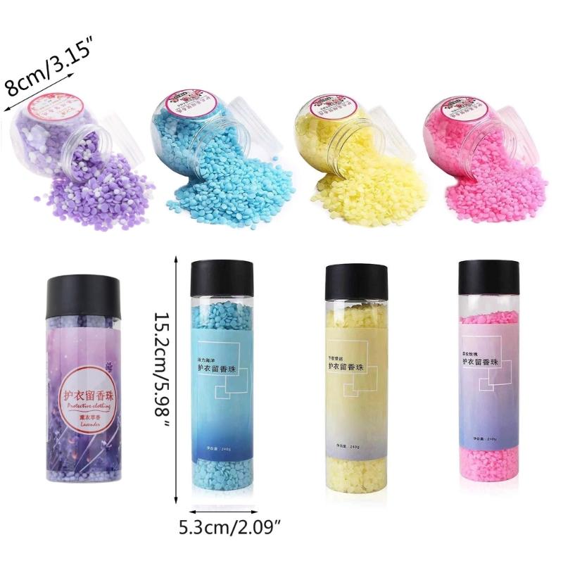 Laundry Beads 100/240g Bottle Clothes Protect Laundry Scent Beads Artifact for Home Bedroom Dormitory Clothes Cleaning
