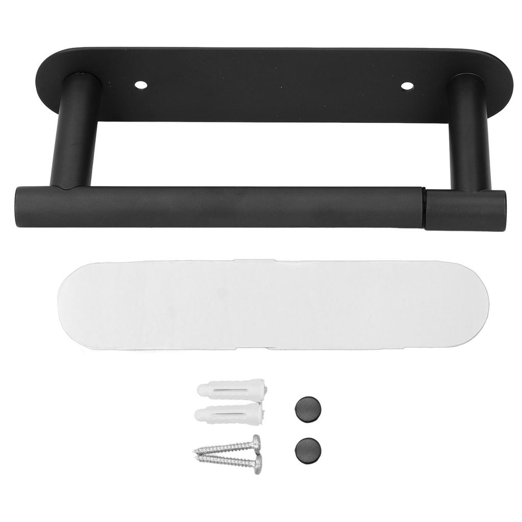 Wielofunkcyjny uchwyt na papier toaletowy, nierdzewny, ze stali nierdzewnej 304, montowany na ścianie, uchwyt na rolkę papieru toaletowego do kuchni