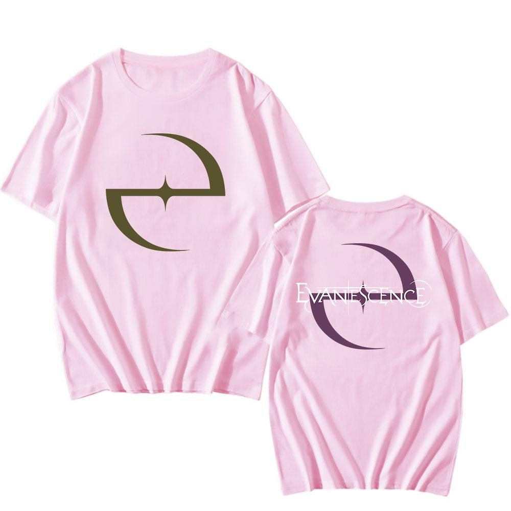 EVANESCENCE Amy Face Tee Rock Band Fashion Hip Hop T-shirt Unisex Streetwear Short Sleeve Cotton Men/Women T Shirt Clothing
