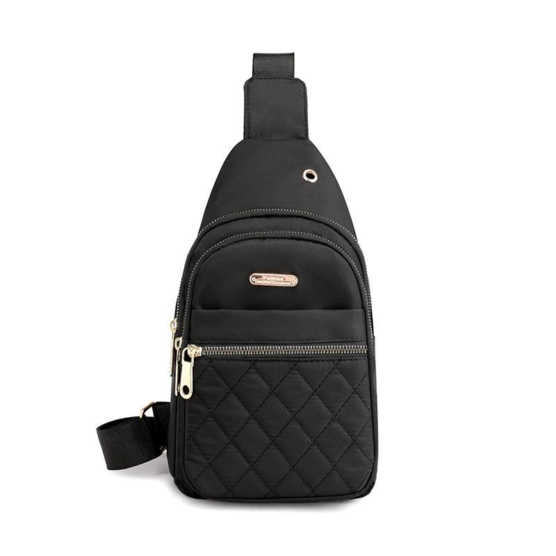 2026 BestSelling New breast bag women's casual fashion nylon fabric bag lightweight crossbody small single shoulder Chest Bags