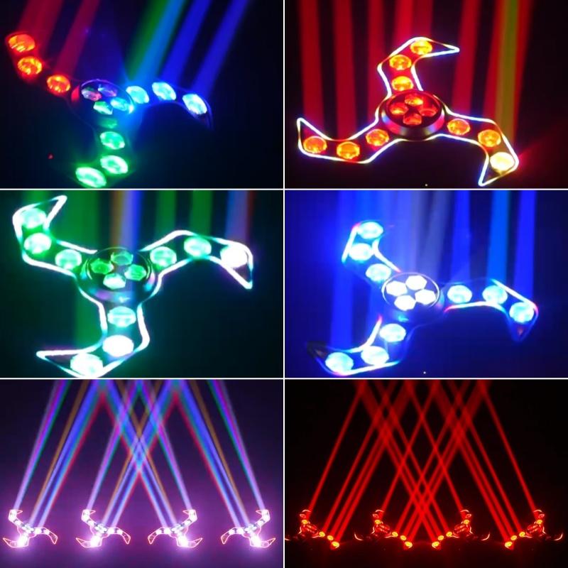 RGBW Disco Lights Stage DJ Party Light LED 120W Beam Strobe Lamp For Party Club Home Holiday Decoration