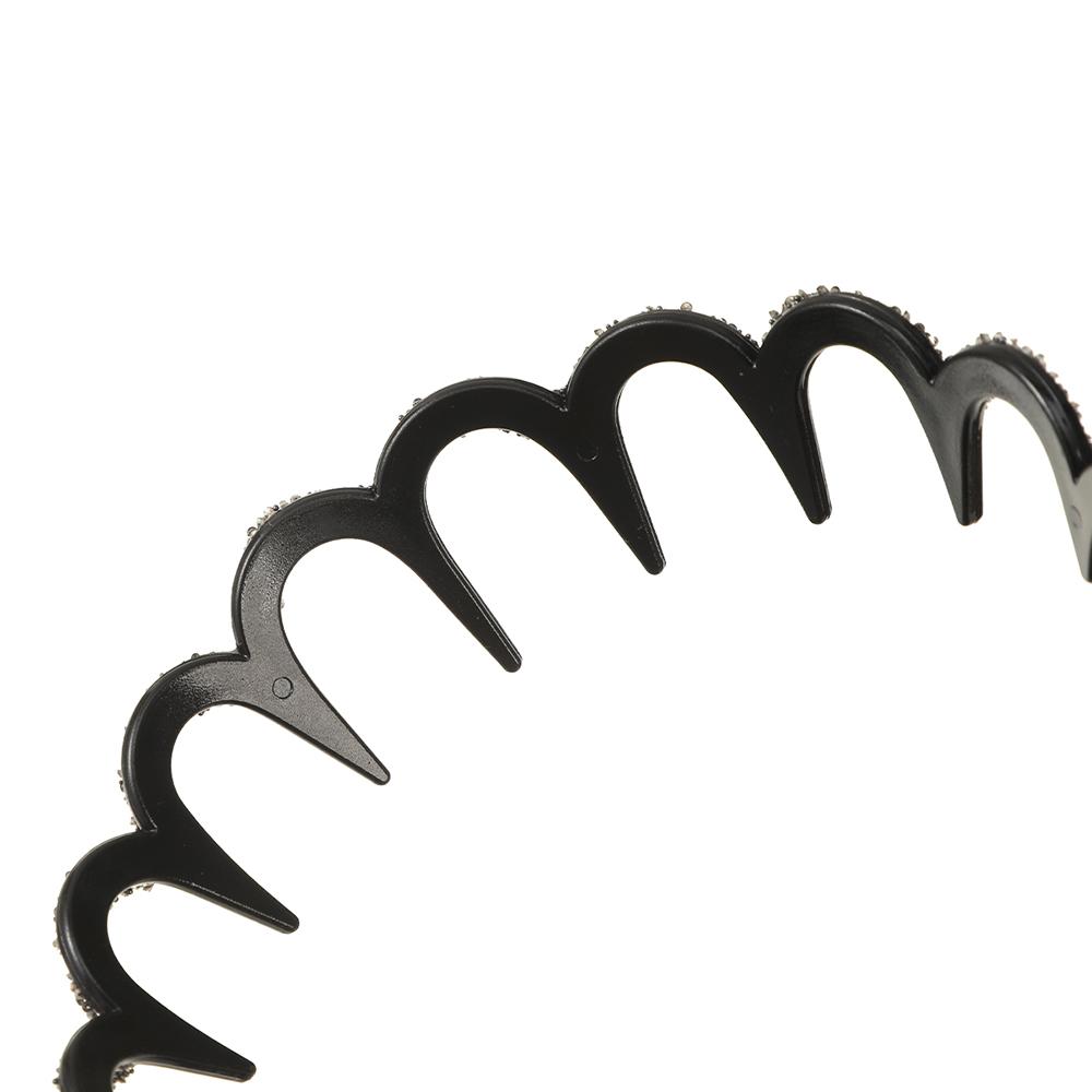 Rhinestone Hairband With Teeth Gather loose hair daily Headband For Women Hair Bands Washing face makeup Hair Accessories