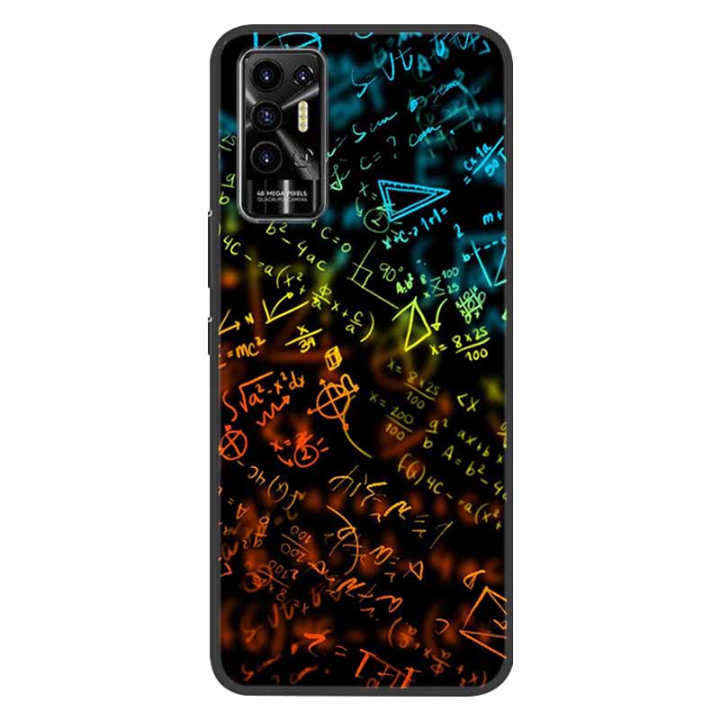 For Tecno Pova 2 Case Pova2 Shockproof Soft silicone TPU Back Cover For Tecno Pova 2 Phone Cases Pova2 2021 Case Cute Cartoon