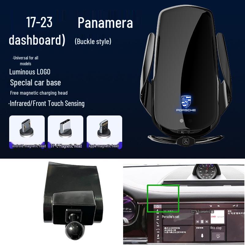 Magnetyczny Bezprzewodowy Szybki Uchwyt na Telefon do 718/Panamera/Cayenne/911