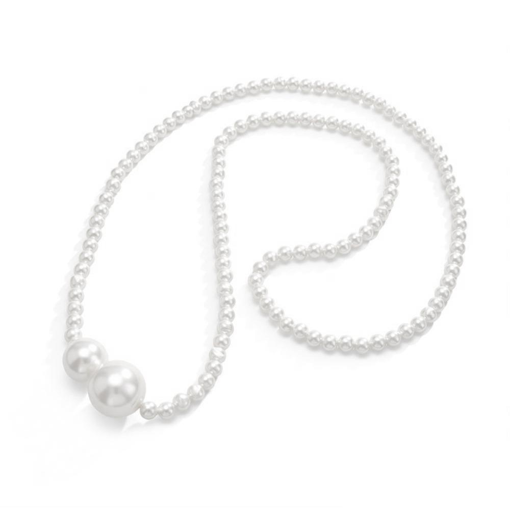 Fringe Sweater Chain Retro Decorative Necklace NEW Long Bead Chain Necklace  Unisex Accessory