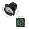 VU Meter 2 Pcs Panel VU Meters Warm Back Light Analog DB Sound Level Indicator Recording & Audio Level Amp with Driver