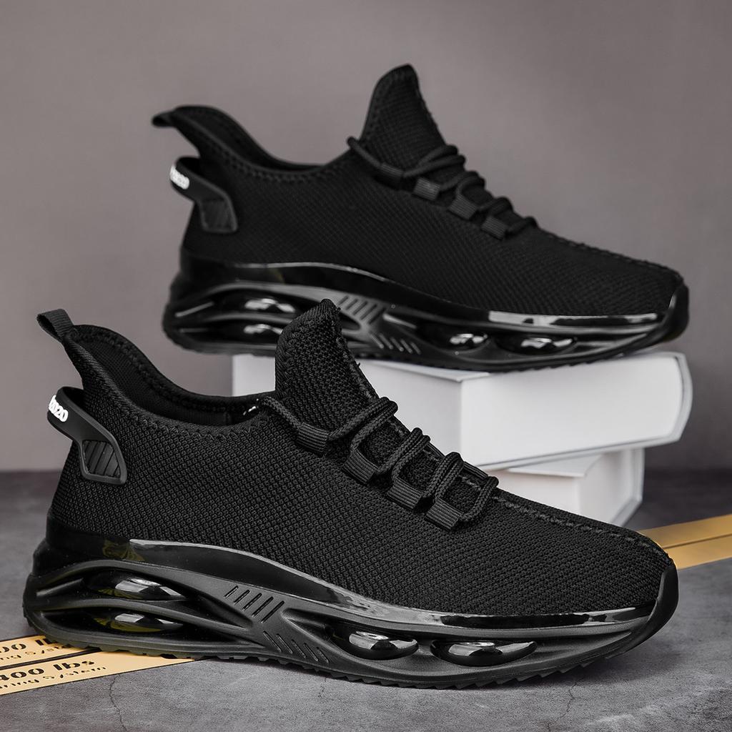Light Running Shoes for Men Knitted Mesh Casual Sneakers Breathable Walking Jogging Sports Shoes Outdoor Trainers
