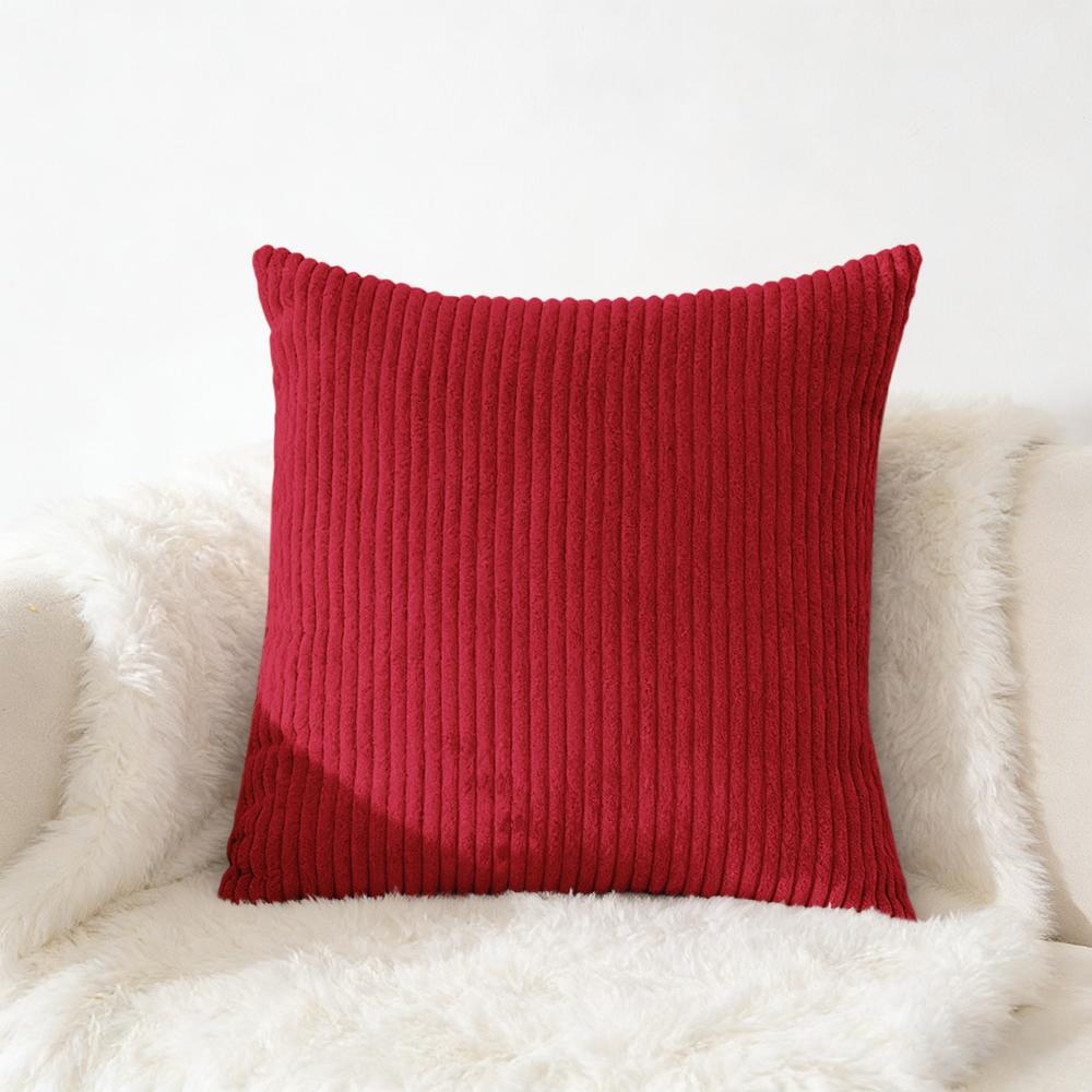 70x70 65x65Large Size Corduroy Pillow Cover Soft Plush Flannel Cushion Cover Fluffy Couch Pillow Case for Sofa Living Room Decor