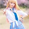 Kitagawa Marin Cosplay Anime Min Klesdrakt Darling Kitagawa Marin Cosplay Kostyme Kjoler Skoleuniform Parykk Øredobber Dress Jenter