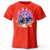 Fashion Anime Fox Spice Girl Creative Cotton Short Sleeve MensWomens Fashion New Leisure Sports Tshirt Large Loose Top