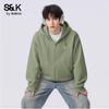 Baleno S&K Men's Relaxed Fit Hooded Cardigan Sweatshirt