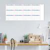 Extra Thick Laminated Wall Calendar Planner - 12-Month Jan-Dec Large Wall Calendar with Weekly & Monthly View