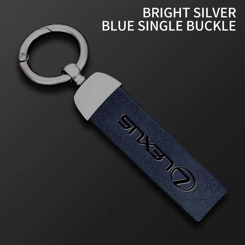 lexus Car Logo Key Chain Metal Leather Keyring Auto Keychain For Lexus F SPORT ES RX NX LS UX LM LX GX LC RZ IS CT GS RC HS SC T QQ6