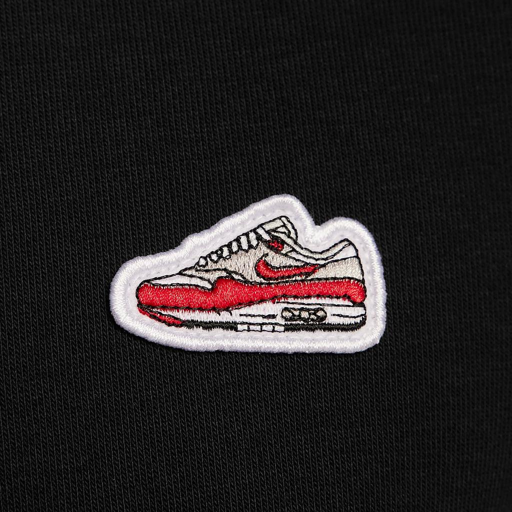 Nike Geborduurd Logo Crewneck Sweatshirt Heren Sweatshirt Zwart FZ5202-010
