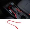 Red Car Console Gear Shift Box Panel Trim 1pcs For TOYOTA COROLLA -2026