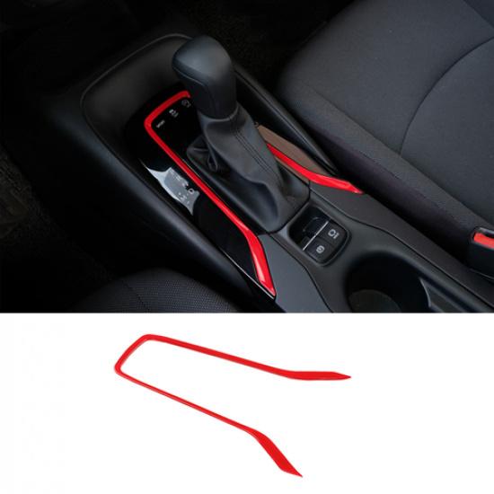 Red Car Console Gear Shift Box Panel Trim 1pcs For TOYOTA COROLLA -2026