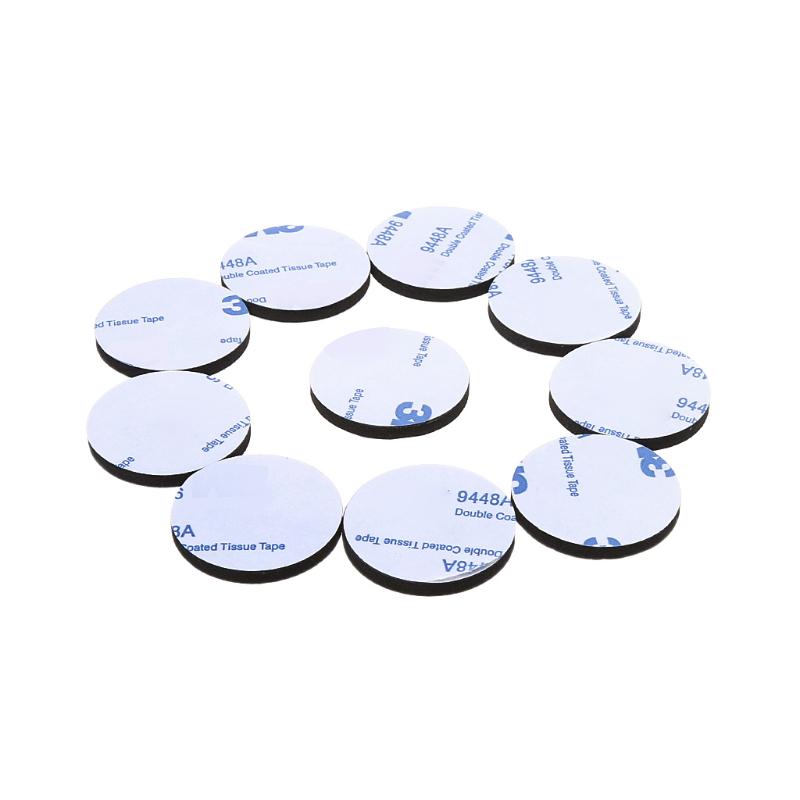 Black Foam Double-sided Adhesive Tapes Colloidal Mounting Sticky Round ...