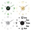 Creative Luminous Digital DIY Wall Clock with Acrylic Silent Design for Living Room