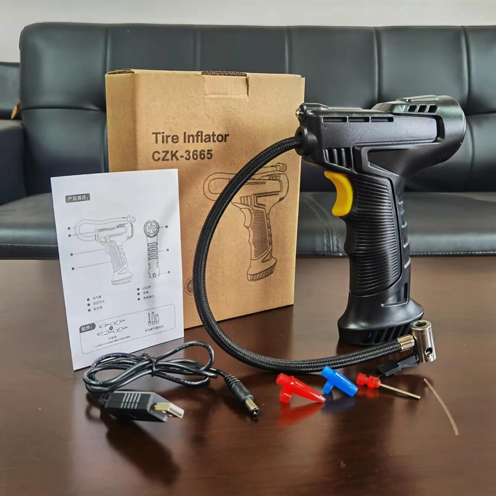 Automobile inflation pump Wireless inflation pump for car tires Car mounted inflation pump USB inflator pump