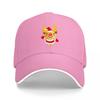 Christmas Reindeer Holiday Baseball Cap Black with Festive Cartoon Design for Unisex and Women Casual Wear Style