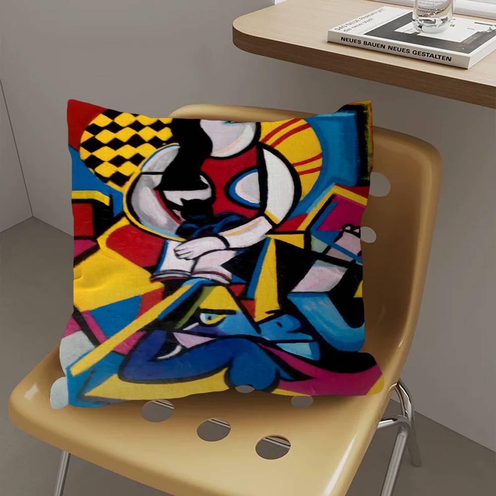 Legend Art Artist P-Pablo Picasso-Mt Maple Design Cushion Cover Happy Autumn Harvest Decor Holiday Decorati Pillow Cover