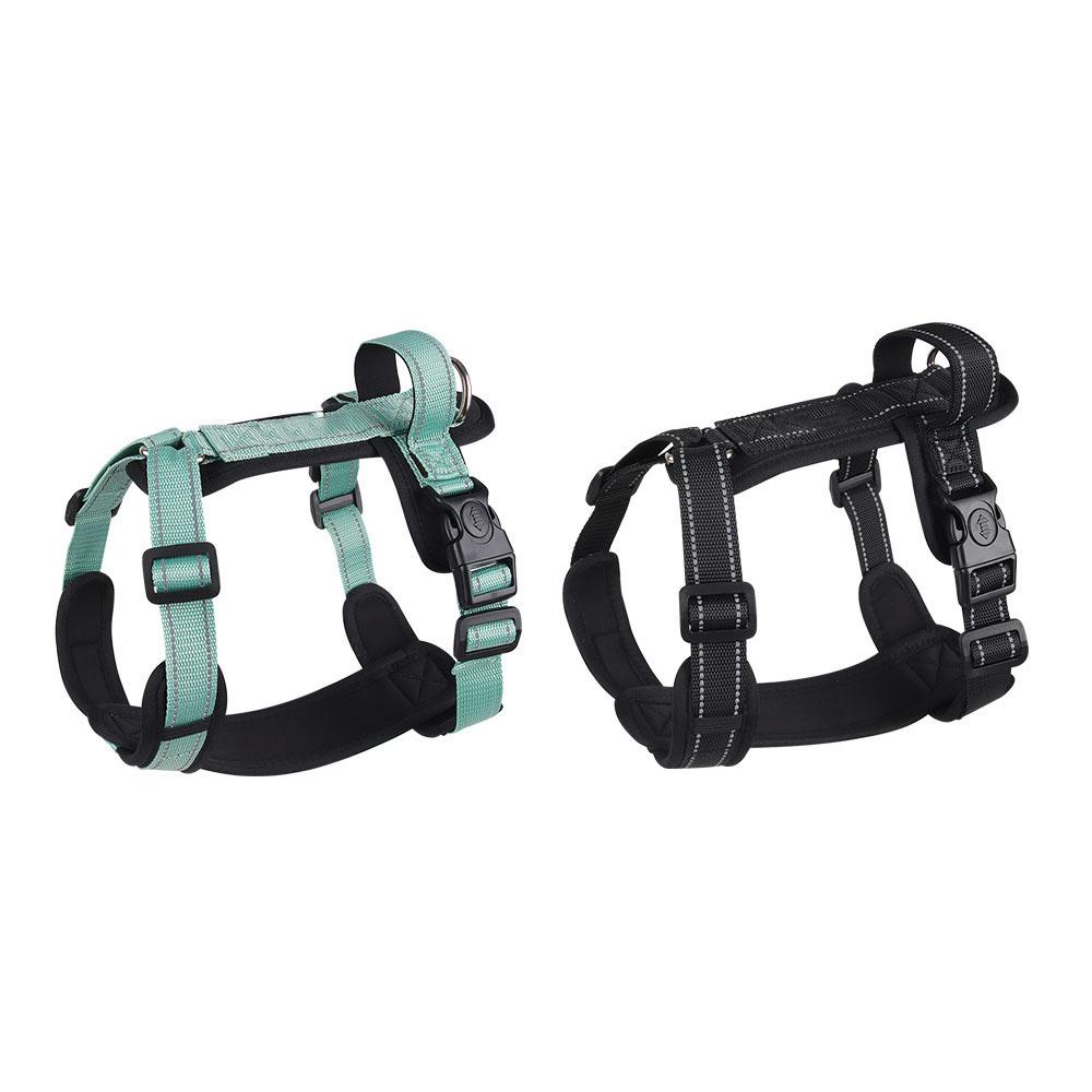 Reflective Anti-Pull Dog Harness Comfortable Adjustable Pet Chest Vest No Choke Soft Padded Dog Harness For Walking Training