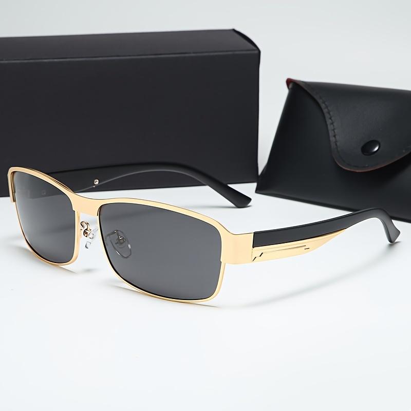 

1Pcs New Cool Metal Frame Men S Fashionable Bicycle Glasses With Light Pigment Polarized Sun Protection Glasses