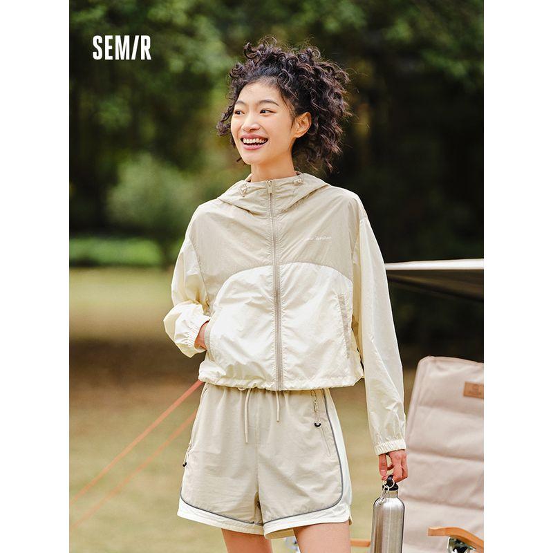 

Senma Zheng Hehuizi Texture Multicolor Jacket Outwear Purple-white tone 00471 150/76A/XS