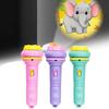 Childrens Cartoon Projector Flashlight With Light Up And Educational Features For Baby Learning And Play