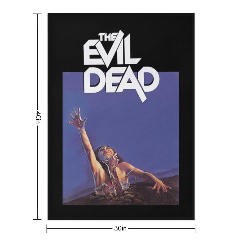 The Evil Dead (1981) Throw Blanket Soft Plush Plaid Flannels Valentine Gift Ideas Single Blankets