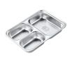 304 Stainless Steel Divided Cafeteria Tray