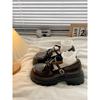 Brown Retro British Style Platform Jk Small Leather Shoes 2026 Spring and Autumn with Skirt Height Increase Mary Jane Single Shoes