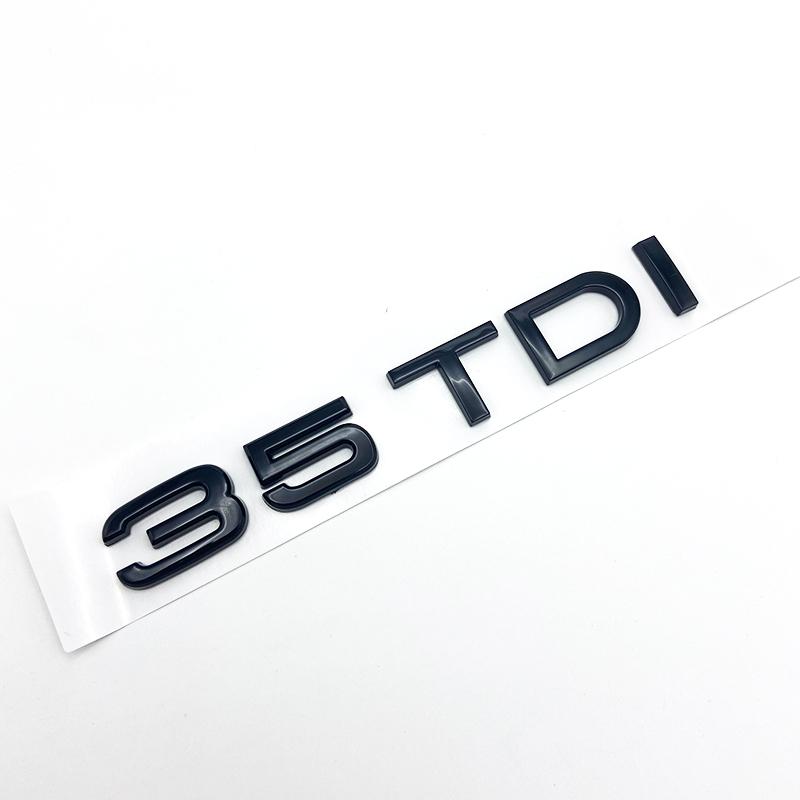 Apply To 1.9 2.0TDI 2.5TDI 3.0TDI 35TDI 40TDI 45TDI 50TDI Emblem for A1 A3 A4 A5 A6 A7 A8 Q2 Q3 Q5 Q7 Car Trunk Sticker