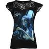 Corpse Bride Womens/Ladies Emily Layered Capped Sleeved Top