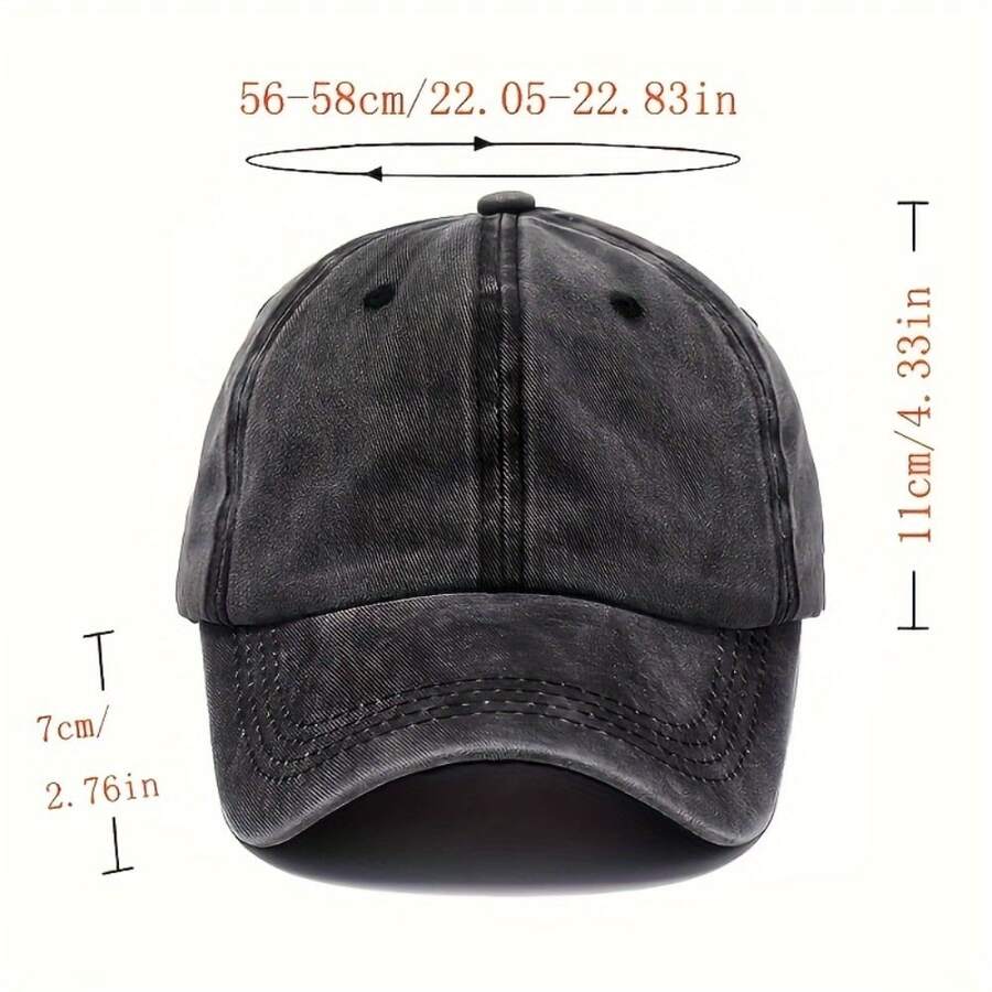 Vintage Distressed Baseball Cap With 99% Chance I Dont Care Print Adjustable Dad Hat Lightweight Cotton For Casual Events