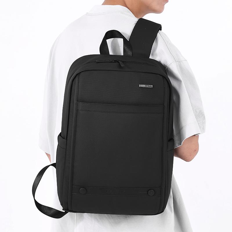 Stylish Men's Business Backpack Slim Laptop Backpack for Office & Travel