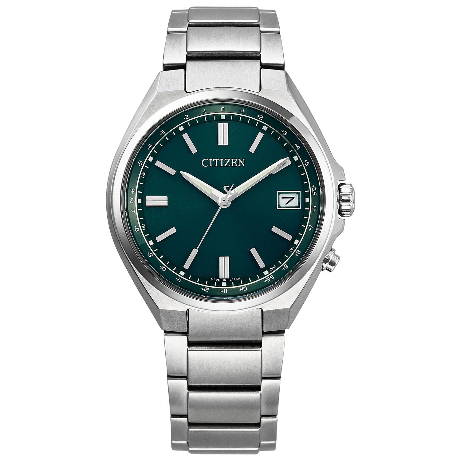 

CITIZEN Wristwatch from the CITIZEN Lightweight Titanium Watch with Sapphire and Solar Simple Design for Dark and Solar CB1160-55W Men s