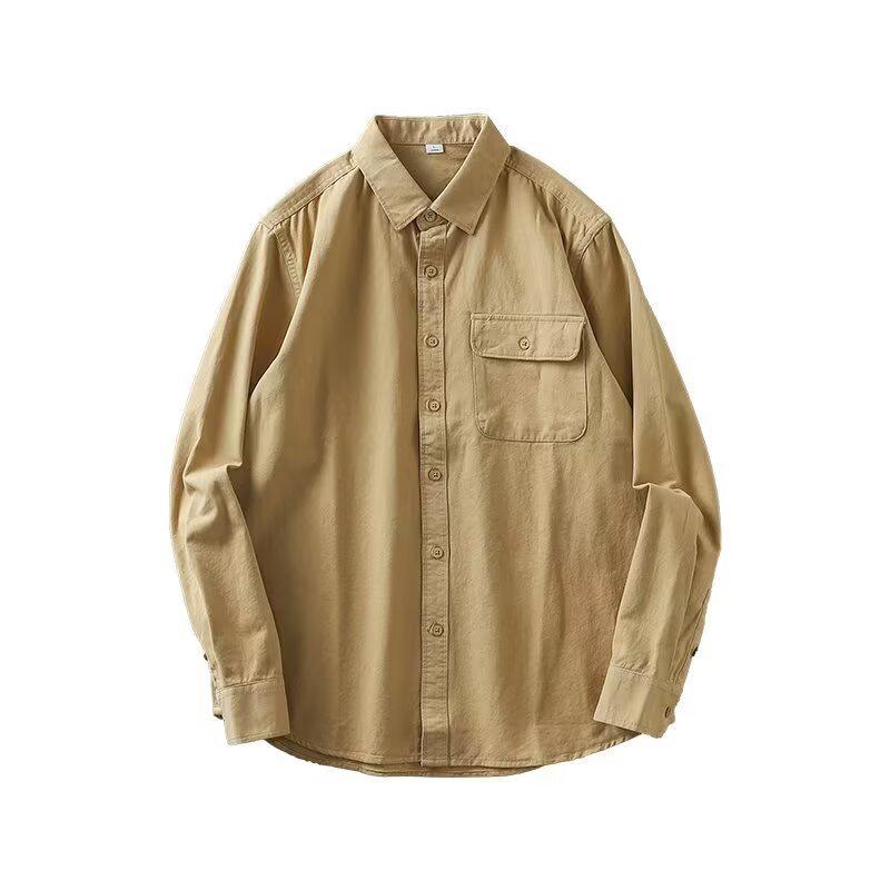 Unisex Japanese Retro Lambswool Leather Jacket for Autumn and Winter