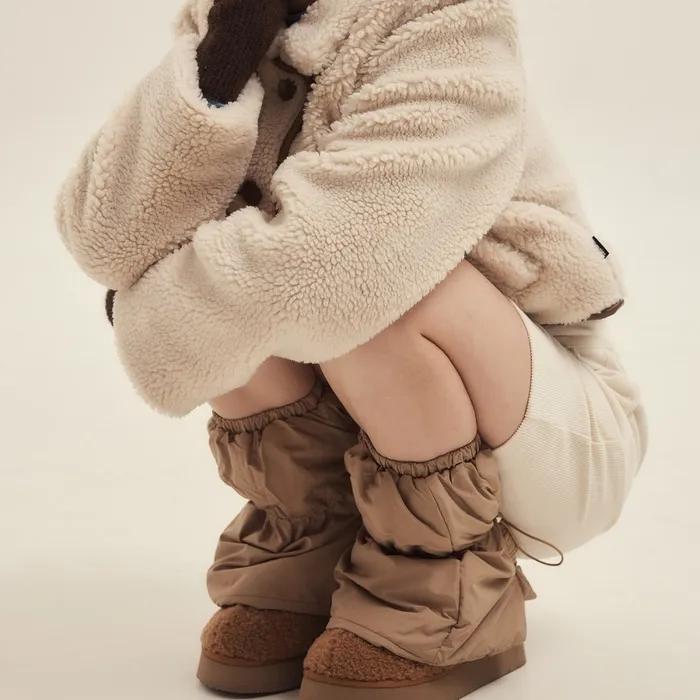 Padded Leg Warmers Camel OZAYFF401C