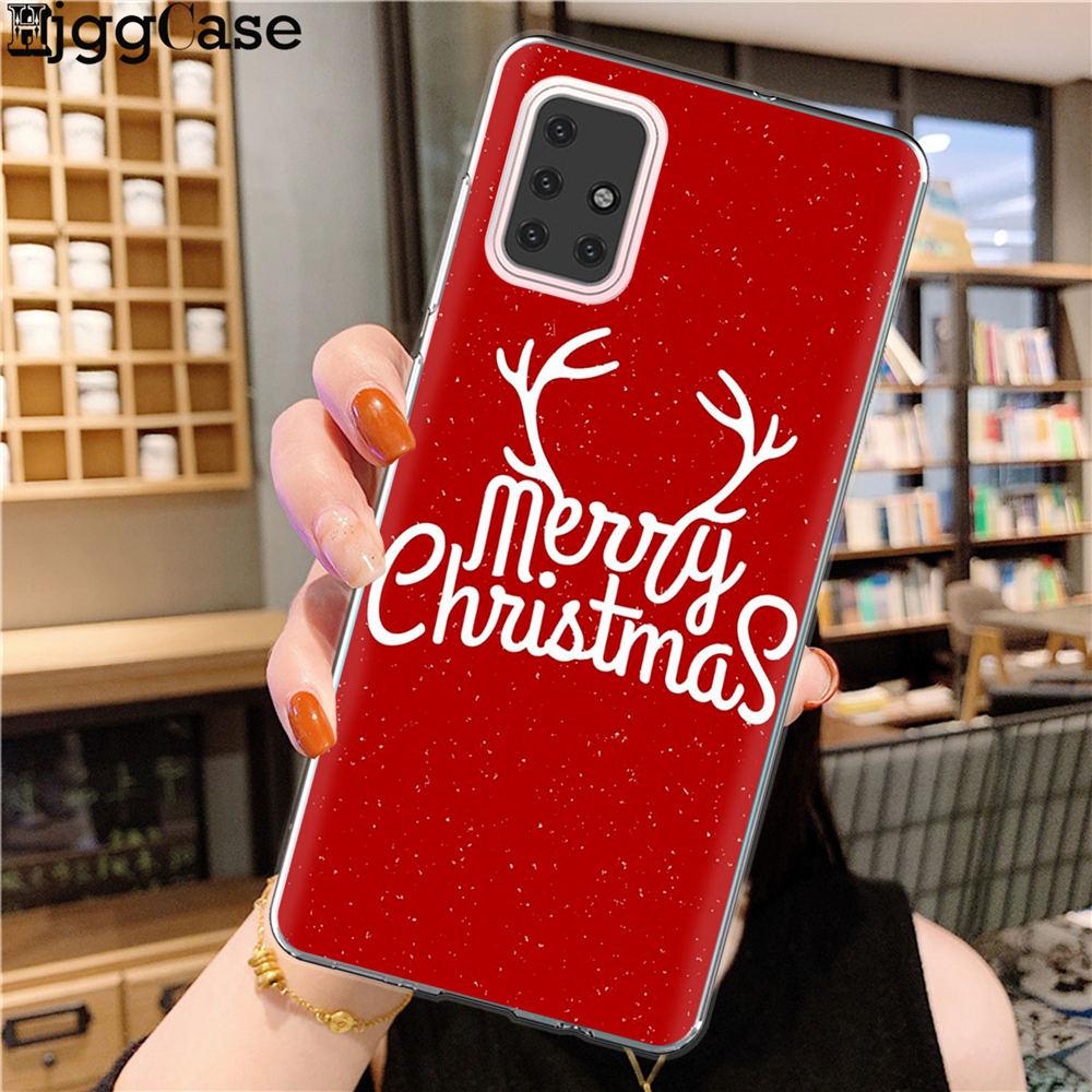 

М який чохол для телефону Merry Christmas new Year для Samsung S10 S20 Plus Ultra A10 A20 A30 A40 A50 70 A51 A71 A7 A9 Note 10 Pro Cover Note 10 Pro