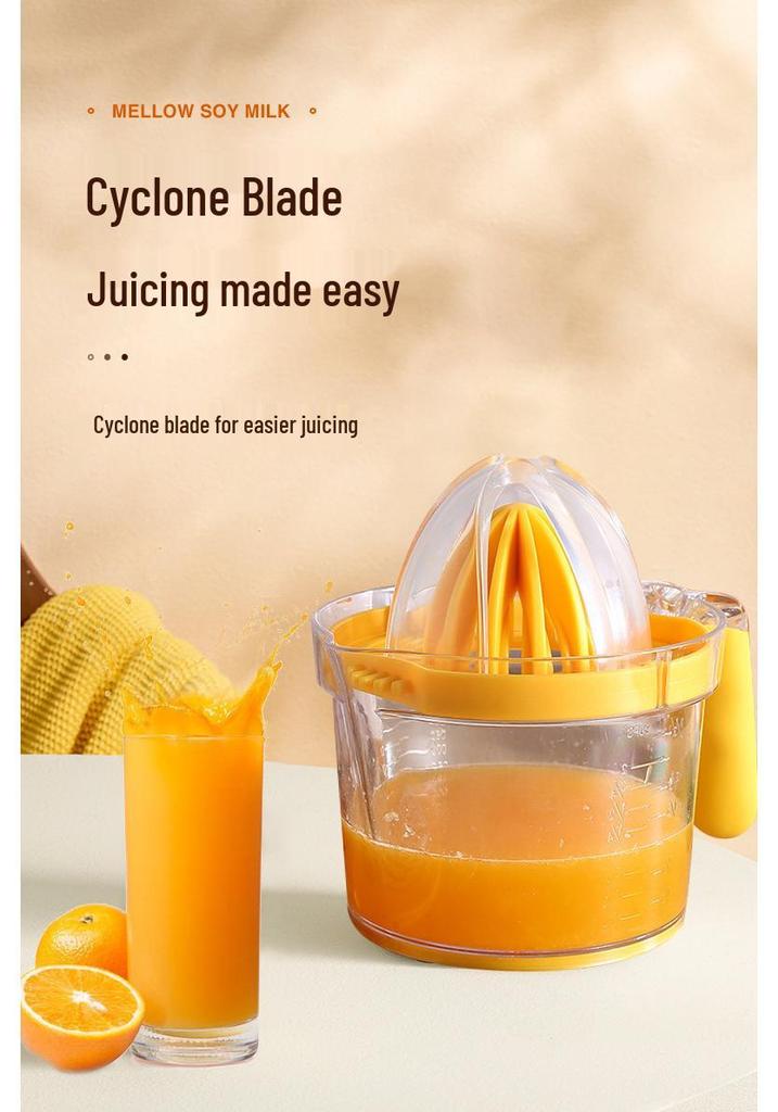 4-in-1 Multi-Functional Manual Citrus Juicer: Orange & Lemon Press Gadget for Kitchen