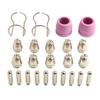 Advanced Plasma Cutter Tips & Nozzles Kit 24PCS for SG55 AG60 WSD60 Offering Efficient Performance and Durability