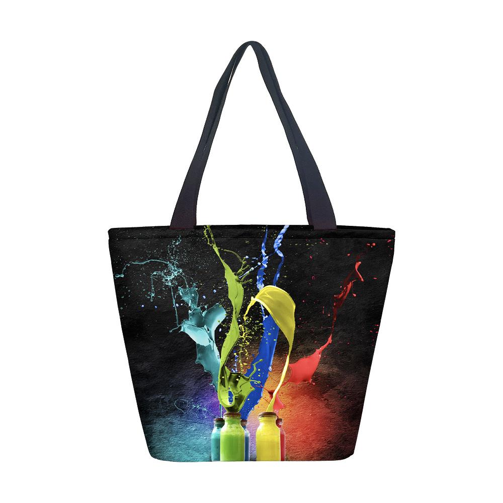 Women's Handbag No Theme Girl Shoulder Bag Printed Canvas Bag Fashion Trend Large Capacity Tote Bag